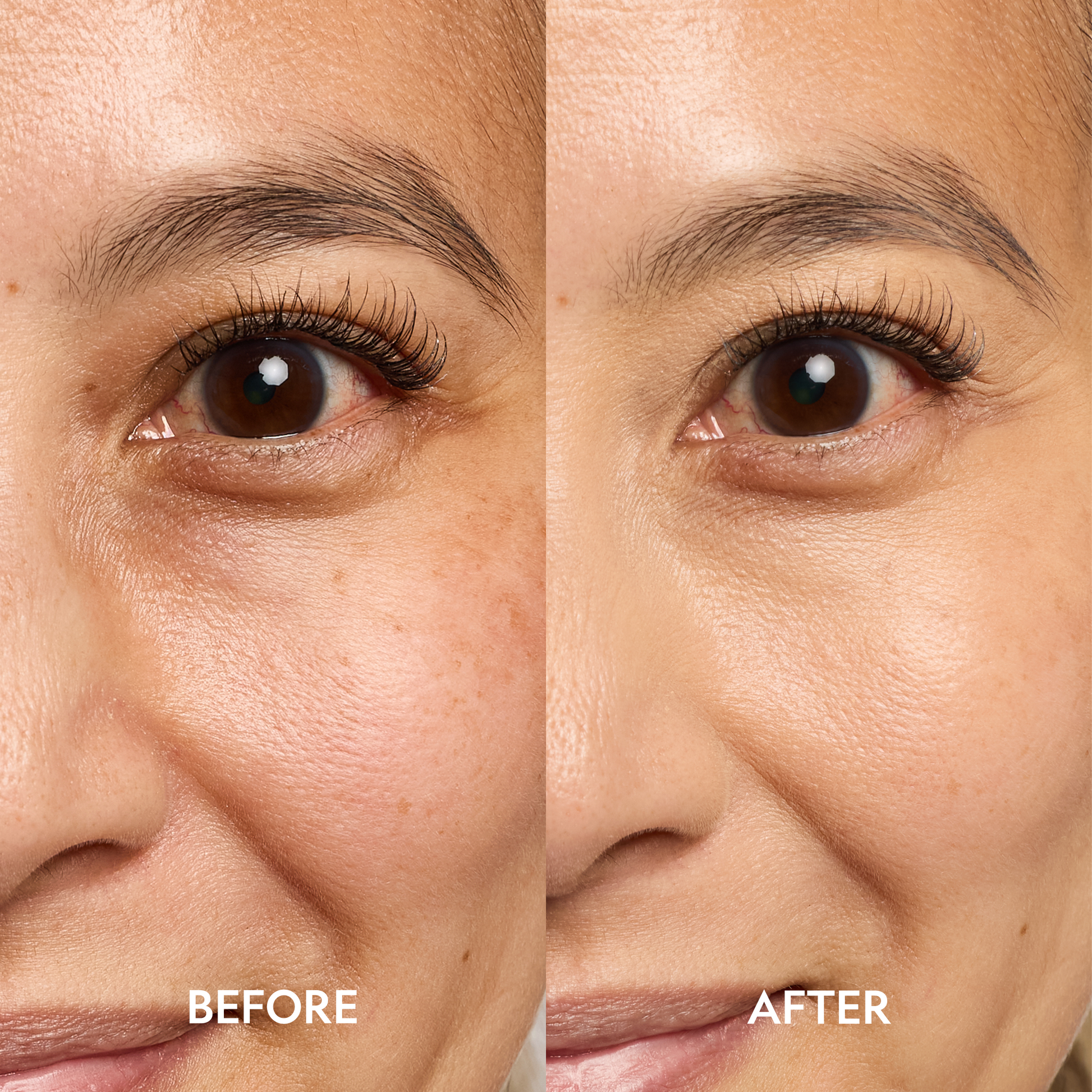 YENSA Super Bright Dark Circle Serum Eye Corrector with peptides showing the applicator and product in a sleek packaging