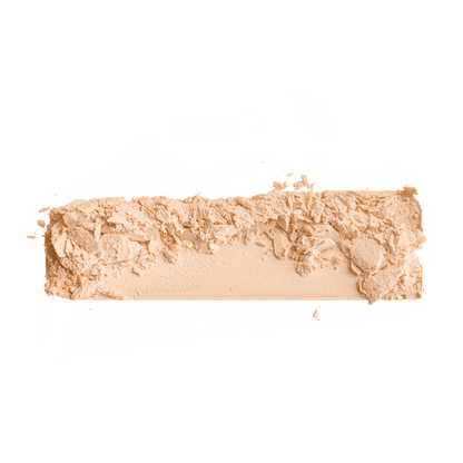 YENSA Super Serum Silk Matte Powder Peptide Foundation in fair shade, showing smooth, matte finish with fine powder texture.