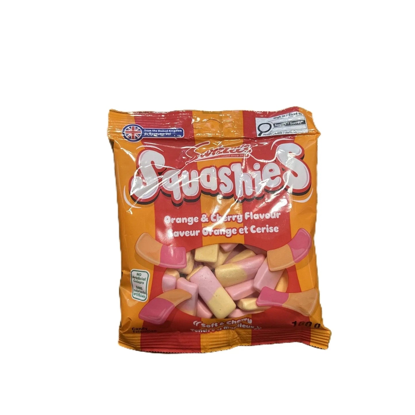 Swizzels Double Dip Squashies Orange & Cherry tangy candy sticks by Yum At Hart, showing colorful, fun candy sticks with orange and cherry flavors.