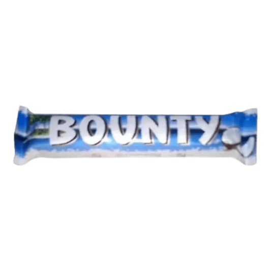 Yum At Hart Bounty Bar with coconut and milk chocolate, 57g, showing the chocolate-covered coconut candy bar.