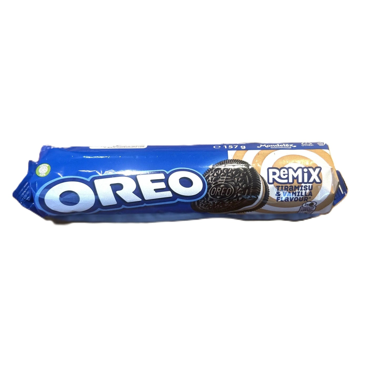 Yum At Hart Oreo Remix Tiramisu Vanilla cookies, Romanian rare international Oreo cookies with creamy tiramisu flavor.